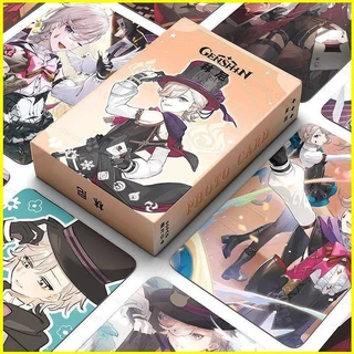 Bx 50 Chiếc Genshin Tác Động Lomo Thẻ Anime Thẻ Ảnh HD Đánh Dấu Trang Fontaine Furina Neuvillette Lyney Photocard Quà Tặng