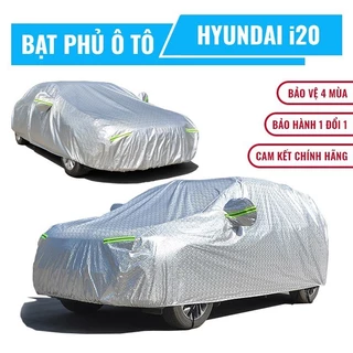 Bạt phủ xe ô tô 5 chỗ Hyundai i20, Bạt trùm xe i20cao cấp chống nắng mưa không thấm nước