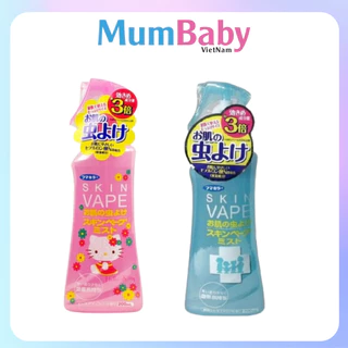 Xịt chống muỗi Skin Vape Hello Kitty an toàn cho bé và gia đình xịt đuổi muỗi và côn trùng 200ml MumBaby