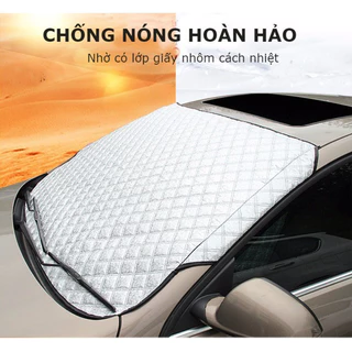 Bạt Che Nắng Che Nắng Kính Lái Ô Tô 5 Chỗ 7 Chỗ 3 Lớp Chất Lượng Cao Cấp Cho Xe Hơi Tiện Lợi Nhỏ Gọn