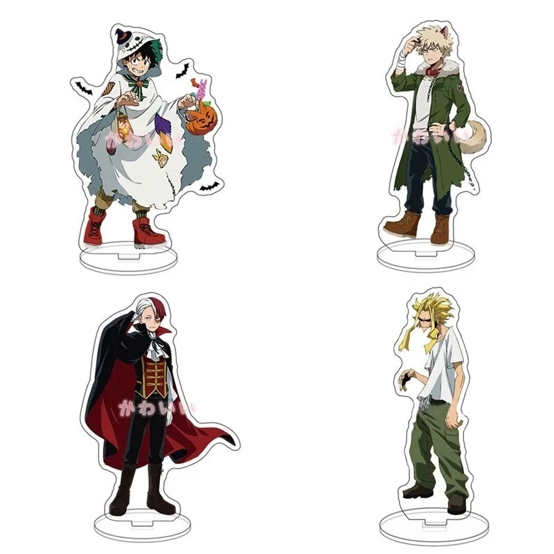 Mô hình Standee My Hero Academia Deku Might Shigaraki Tomura Bakugo Shoto 10 Phụ kiện trang trí để bàn góc học tập