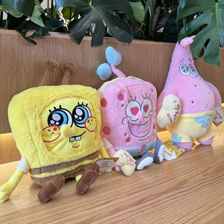 spongebob gấu bông Spongebob SquarePants Búp Bê Pie Daxing Sang Trọng Đồ Chơi Hoạt Hình Cua Boss Búp Bê Lấy Máy Búp Bê