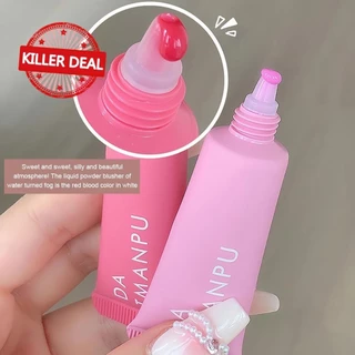 [Hàng có sẵn & COD] Air Sense Liquid Blusher Màu sắc đẹp Blusher Tím Cheek Blush Tự nhiên Hồng X9I3