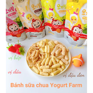 Bánh sữa chua Yogurt Farm CHO BÉ TỪ 8m + tặng Nước ép Lê Hoa chuông Ecomom