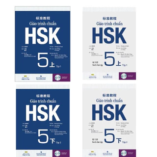 Giáo trình chuẩn HSK 5 (SBH1,2+SBT1,2) (bản đen,trắng)