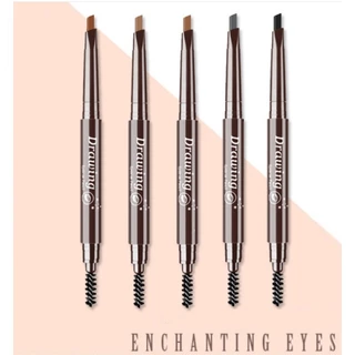 ✨Cod✨Eyebrow Bút Chì Mỹ Phẩm Trang Điểm Tint Tự Nhiên Lâu Dài Sơn Hình Xăm Lông Mày Chống Thấm Nước Đen Nâu Lông Mày Bộ Trang Điểm Làm Đẹp DJZF