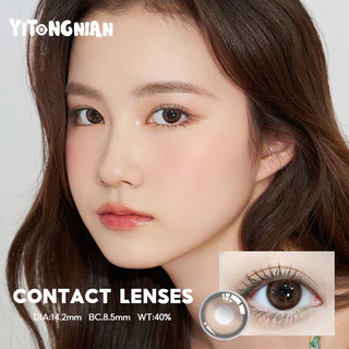 Ống kính tiếp xúc màu YI TONG NIAN 14.0-14.5mm Đường kính lớn Kính làm đẹp mắt bé gái
