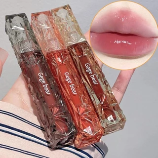 PESSLOK Gege Bear Son môi dễ thương Son dưỡng ẩm lâu trôi Lip Glaze