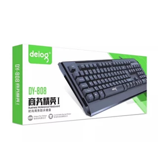 Bàn phím giả cơ Deiog DY 808 có dây dành cho máy tính laptop thiết kế nhỏ gọn bỏ túi hàng chính hãng 2024