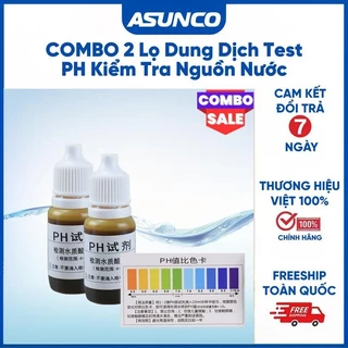 COMBO 2 Lọ Dung Dịch Test PH Kiểm Tra Nguồn Nước