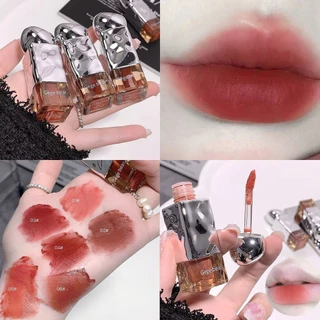 Mềm Mousse Lip Glaze Nhung Matte Lip Bùn Son Môi Chống Thấm Nước Lâu Dài Mịn Son Bóng Cô Gái Môi Trang Điểm Hàn Quốc Mỹ Phẩm