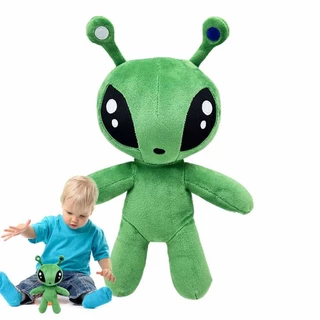 34CM Green Alien Plushie Stuffed Animals For Boys Girls Green Alien Doll Cartoon Plush Toys Birthday Gift
