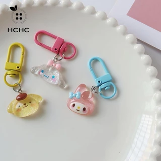 Hchc Cinnamoroll Mặt Dây Chuyền Hoạt Hình Chìa Khóa Hoạt Động Quà Tặng Dễ Thương Pompompurin Kuromi Phiên Bản Cặp Đôi Động Vật Yếu Tố Trang Sức Nhỏ Móc Khóa Điện Thoại Di Động