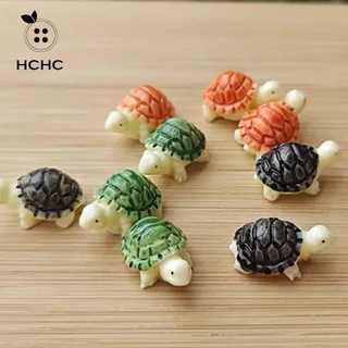 HCHC 5 Con Rùa Micro Tượng Nhỏ, Dễ Thương Ngộ nghĩnh Mini Rùa Trang Trí, Micro Phong Cảnh Trang Trí Nhựa Thủ Công Vườn Động Vật Rùa Trang Trí Nhà Cửa