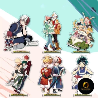 Mô hình Standee My Hero Academia Deku Might Shigaraki Tomura Bakugo Shoto 18 Phụ kiện trang trí để bàn góc học tập