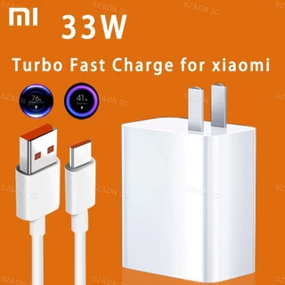 Xiaomi Sạc Nhanh 33W USB Power Adapter 6A Type-C Cáp Sạc Cho Xiaomi 9 Redmi K20 Pro Note 8