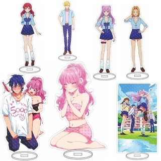 Móc khóa Anime Fuufu Ijou Koibito Miman Acrylic Jiro Yakuin Akari Watanabe Phụ kiện trang trí túi xách Balo