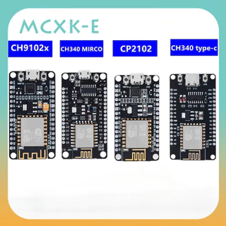 Mô-đun không dây CH340 / CP2102 / CH9102X NodeMcu V3 V2 Lua WIFI Internet of Things bảng phát triển dựa trên ESP8266 ESP-12E với ăng-ten pcb