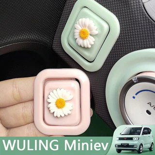 Wuling miniev, es nút sửa đổi trang trí phim hoạt hình phụ kiện trang trí nội thất ô tô