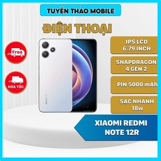 Điện Thoại Xiaomi Redmi Note 12R (Bảo Hành 3 Tháng Lỗi 1 Đổi 1) - Chip Snapdragon 4 Gen 2