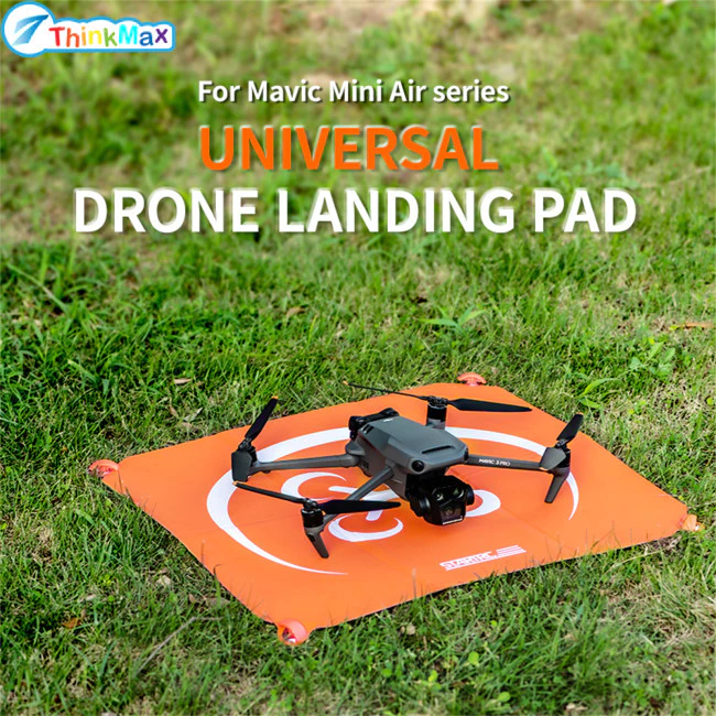 Có Thể Gập Lại Landing Pad Drone Foot Landing Gear Miếng Lót Bảo Vệ Thảm Tương Thích Cho DJI Mini 3 / 4 Pro Drone 55x55cm