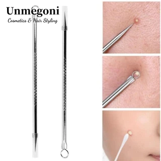 Unmegoni Bộ Dụng Cụ Nặn Mụn Đầu Đen Bằng Thép Không Gỉ