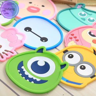 Pufang 12x10cm Bàn Ăn Placemat Coaster Phụ Kiện Nhà Bếp Thảm Cốc Thanh Uống Miếng Lót vn