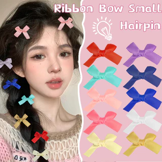 8 Cái / bộ Kẹp Tóc Ruy Băng Nơ Nhiều Màu Sắc - Kids BB Barrettes - Kẹp Tóc Đơn Giản Nữ - Phụ Kiện Tóc Satin Thanh Lịch - Giá Đỡ Đuôi Ngựa Cho Bé Gái - Kẹp Tóc Phong Cách YK2