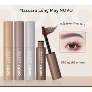 [SẴN] Mascara Lông Mày NOVO Eyebrow Tint Tự Nhiên Lâu Trôi Chống Thấm Nước Bền Màu Cả Ngày