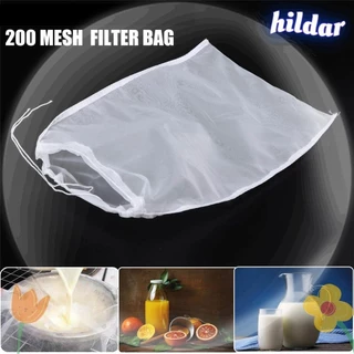 Hildar 200mesh Nylon Lưới Mịn Thương Mại Lọc Rượu Thực Phẩm Nấu Ăn Đặc Biệt Lọc Cà Phê