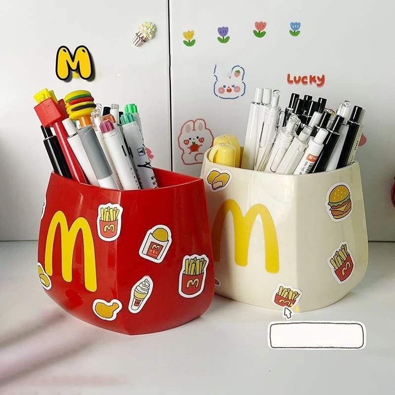 -Hộp Đựng Bút Hút Nam Châm Để Bàn Đa Năng tiện lợi siêu cute