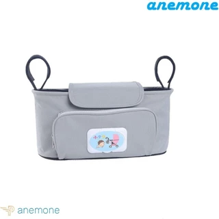 Anemone Túi Xe Đẩy Cho Bé, Hộp Đựng Tã Dung Tích Lớn Túi Bảo Quản Chai, Hoạt Hình Buggy Đa Năng Chống Thấm Nước Treo Túi Bảo Quản Xe Đẩy Xe Sắp Xếp