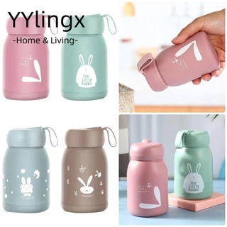 YYlingx 1 Bình Nước, Hoạt Hình Thỏ Dễ Thương Chai Thủy Tinh, Bền Đẹp Kawaii Di Động Chai Trà Uống Cho Trẻ Em Học Sinh Bé Gái