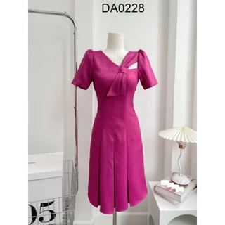 Đầm Bigsize Nữ Tú Mỡ  Thiết Kế Trẻ Trung ,Đầm Tà Xếp Ly Đi Tiệc Dạo Phố Đủ Size 45-80kg DA0228
