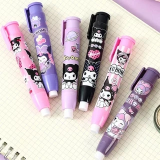 Dễ Thương Kuromi Press Eraser Sinh Viên Và Trẻ Em Đồ Dùng Học Tập Hoạt Hình Dễ Thương Văn Phòng Phẩm