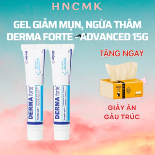 Gel Giảm Mụn Trứng Cá, Ngừa Thâm, Mờ Sẹo, Da Dầu Mụn Derma Forte Advanced GAMMA- Tuýp 15g