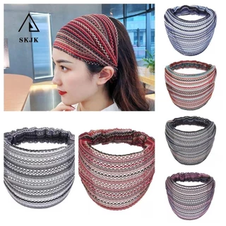 Đầu Nữ, Băng Đô Quấn Tóc Ren Organza, Retro Nhiều Màu Rộng Viền Mũ Đội Đầu Turban Nữ