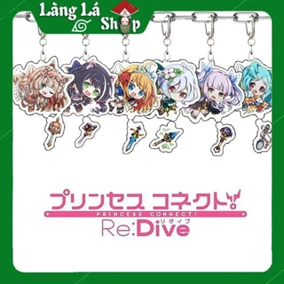 Móc khoá Mica anime Princess Connect! Re:Dive Nhựa Cứng Acrylic In 2 mặt sắc nét ( ảnh thật )