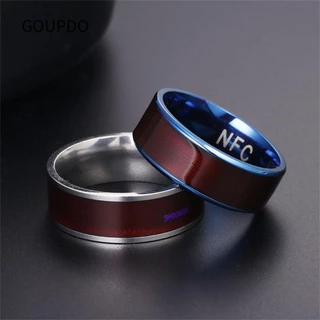 GOUPDO Nfc Finger Ring Công nghệ thời trang Thiết bị điện thoại Android Đa chức năng Thông minh