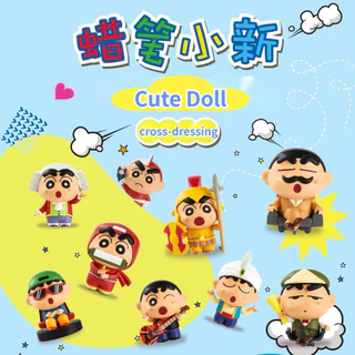 Crayon Shin-chan Mini Cross-dressing Series Các Bức Tượng Hành Động Hoạt Hình Dễ Thương Lichee Mô Hình Búp Bê Để Bàn Hiệu Quả Đồ Chơi Trang Trí Quà Tặng Sinh Nhật Cho Bé Trai Bé Gái Kid