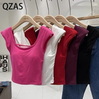 Áo Vest thiết kế ngắn tay không lưng gợi cảm Qzas 7865