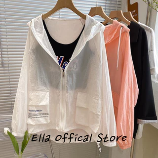 Ella Store áo khoác nữ chống nắng áo  chic trendy Popular Cổ điển WXW2430JNA 12Z240320