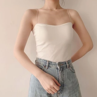 Thiết kế đặc biệt, áo hai dây nữ, croptop dáng ôm kiểu ống