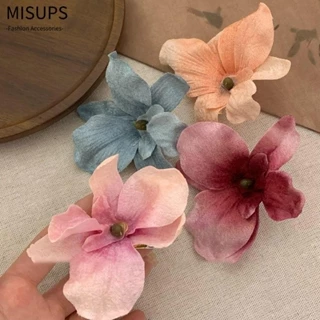 2 Chiếc Kẹp Cá Mập, Kẹp Tóc Hoa Phalaenopsis Lớn, Vải Hoa Lụa Ruy Băng Mô Phỏng Hoa Kẹp Tóc Đi Biển Kỳ Nghỉ