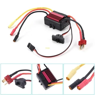 Youn 35A Động Cơ Không Chổi Than ESC Bộ Điều Khiển Tốc Độ Điện Cho 1 16 1 14 RC Xe Thuyền Khóa Học Ngắn Xe Tải Bánh Xích DIY RC Ca