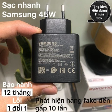 Bộ Sạc 45W Samsung EP-TA845 - Chính Hãng