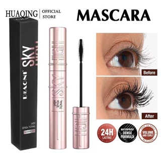 HUAQING Mascara Lông Mi Kéo Dài Chống Thấm Nước Lâu Dài Mượt Lông Mi Đen Nối Mi Trang Điểm Làm Đẹp Mắt Mỹ Phẩm Hàn Quốc