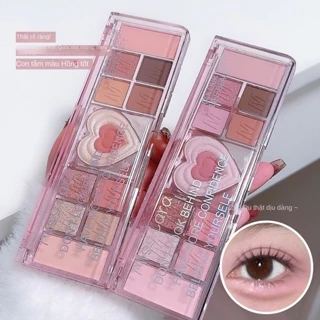 12 Màu Phấn Mắt Tấm Shimmer Matte Mỏng Và Lấp Lánh Phấn Mắt Hàng Ngày Chống Thấm Nước