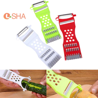 [Lsha] Dụng cụ nhà bếp Dụng cụ gọt vỏ trái cây rau củ Parer Julienne Dụng cụ cắt MỚI