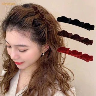 Siyuyan Đổ Xô Nổ Kẹp Tóc Mũ Nữ Dễ Thương Barrettes Hairgrip Bện Kẹp Tóc Phụ Kiện Tóc VN